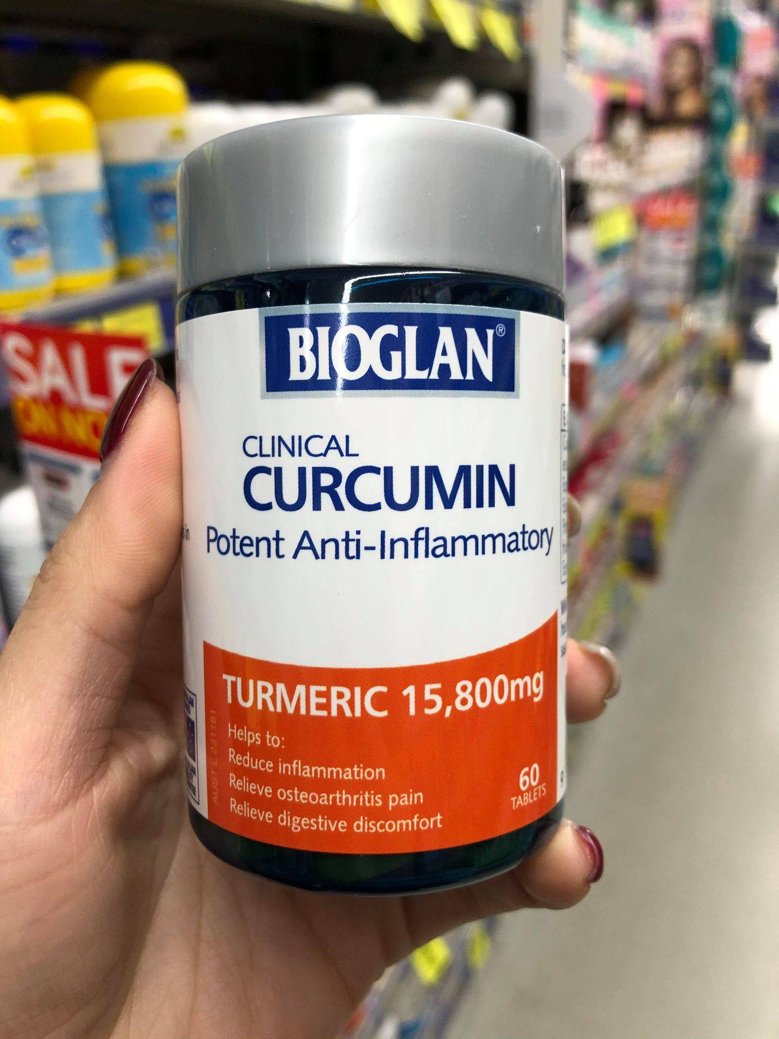 TINH BỘT NGHỆ BIOGLAN CLINICAL CURCUMIN HÀM LƯỢNG CAO