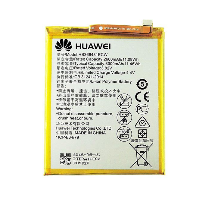 Pin huawei p9 / p9 lite / g9 / honor 8 / gr5 mini / honor 5c / nova 3e / honor 7s / enjoy 8e / y7 pro 2018 / y6 prime 2018 / y6 pro 2018 / hb366481ecw