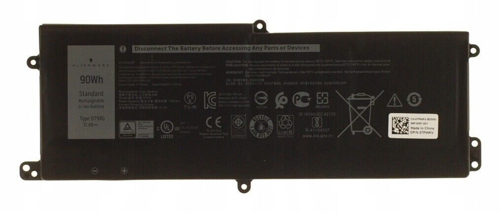 Pin dell 90wh alienware area-51m dt9xg 7pwkv battery