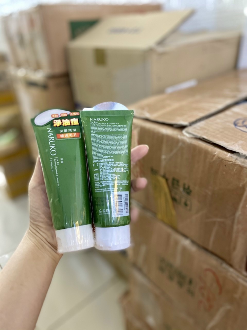 Sữa rửa mặt 3in1 dạng bùn NARUKO BẢN ĐÀI 120ML