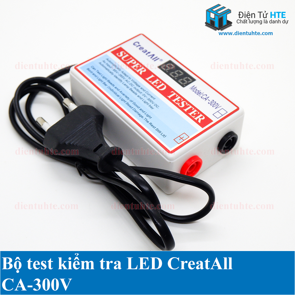 Bộ test led - đèn nền tv chống giật creatall ca-300v kèm que đo