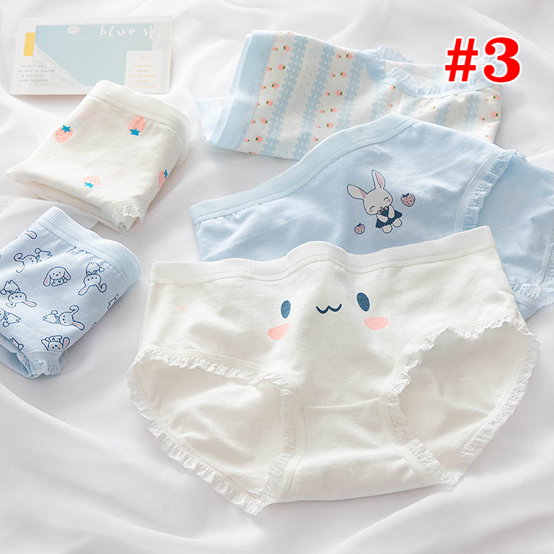 Quần lót nữ cotton Gấu vàng Baby CAO CẤP phối nơ DỄ THƯƠNG - Quần chip nữ dễ thương - KAShop