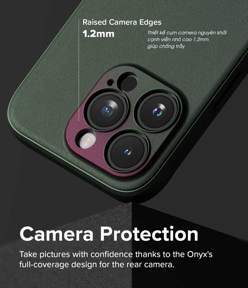 Ốp lưng iPhone 15 Pro Max/15 Pro/15 Plus/15 RINGKE Onyx