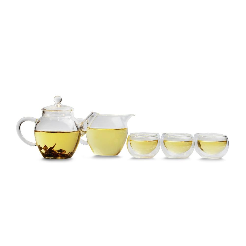Bộ 6 Chén Trà Thuỷ Tinh Dotea