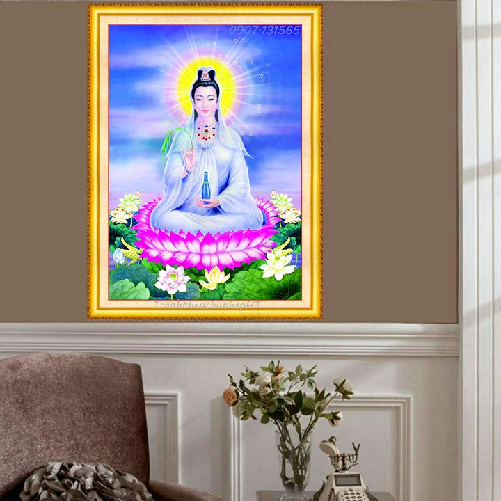 [HCM]Tranh đính đá Phật bà VS151 - tự đính