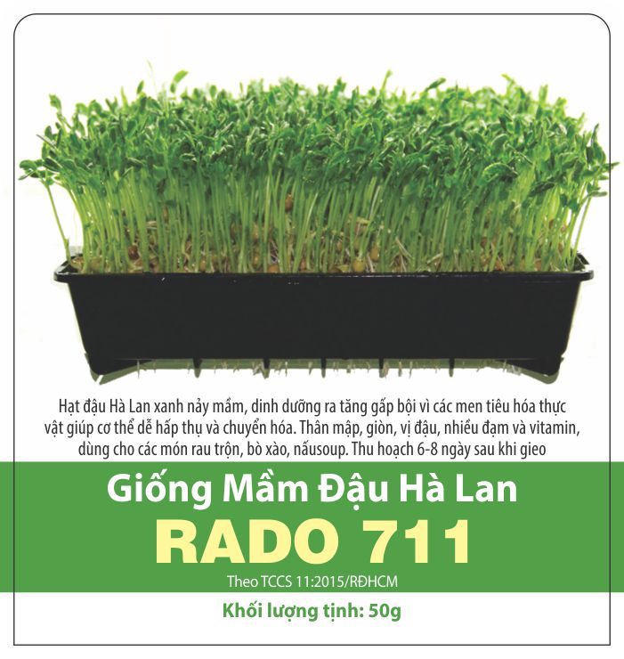 Hạt giống mầm đậu hà lan