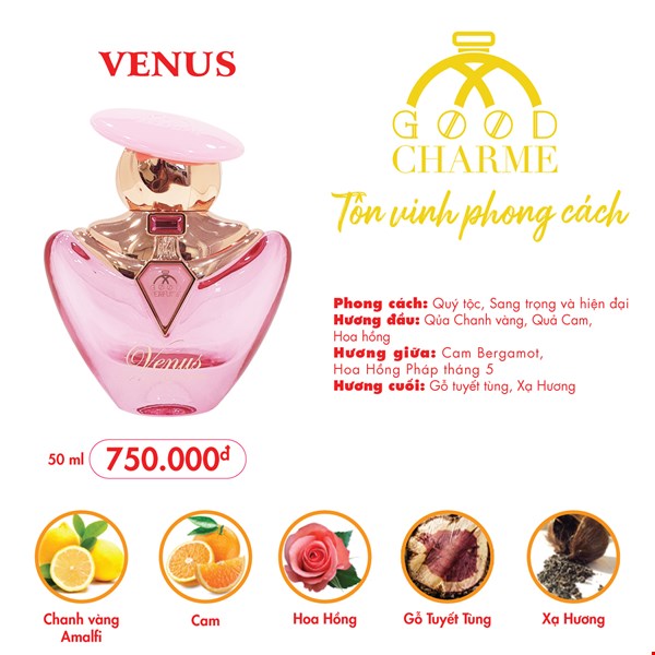 Nước hoa nữ venus 50ml