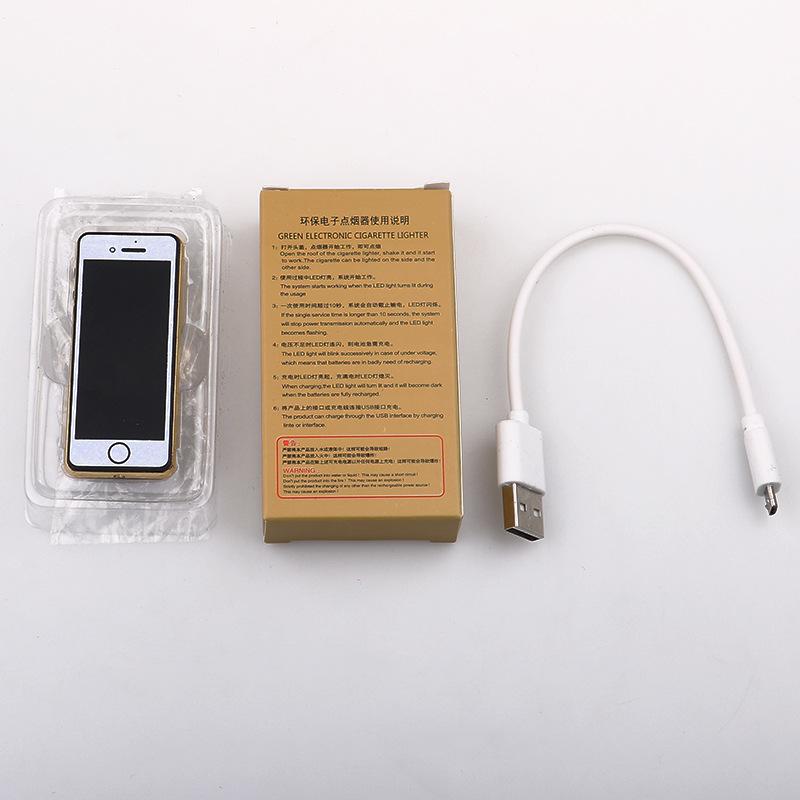 Bật lửa hình điện thoại - Bật lửa điện sạc USB, bật lửa usb, hột quẹt điện, bật lửa điện sạc usb, hộp quẹt