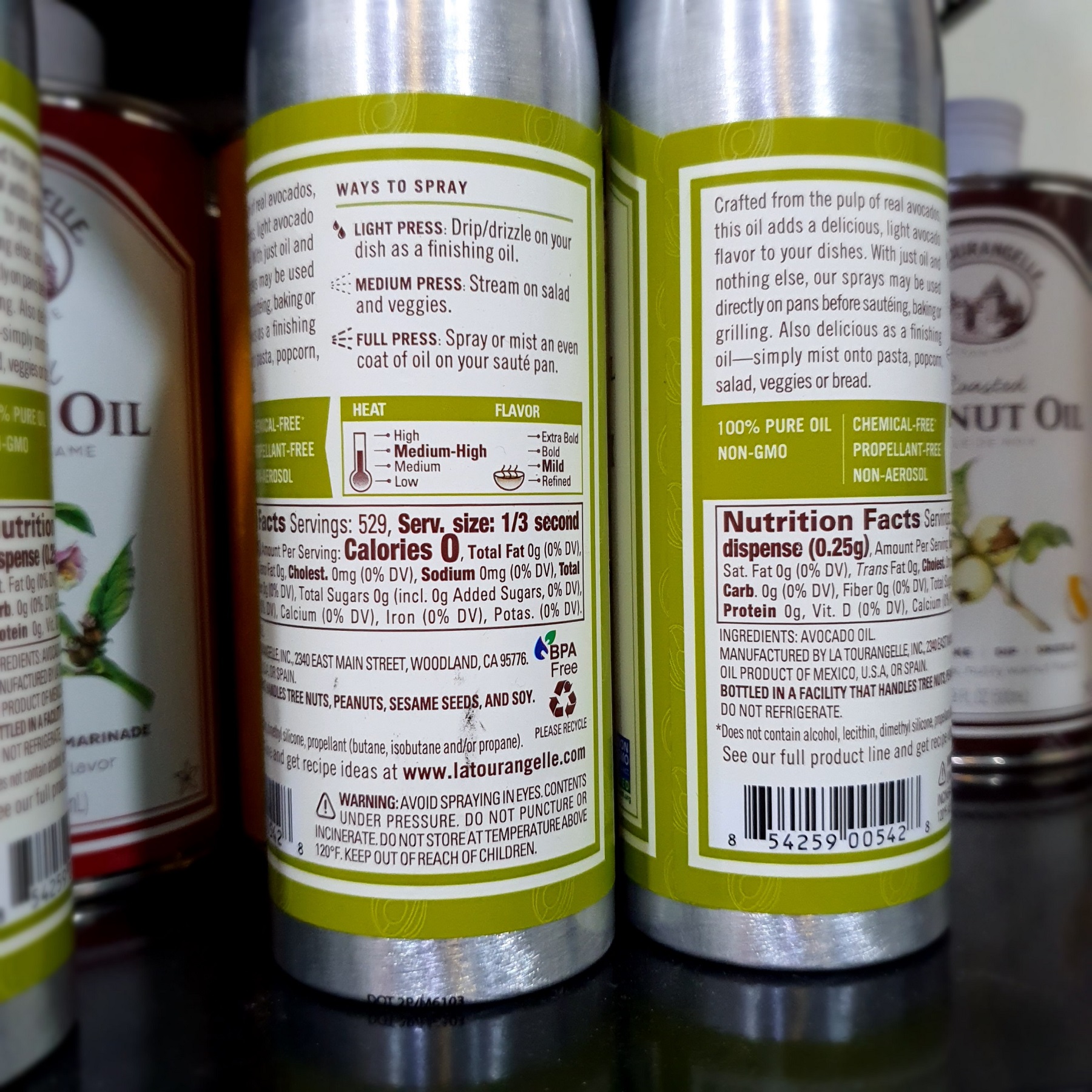[HCM]Dầu ăn xịt La Tourangelle Avocado - 147ml