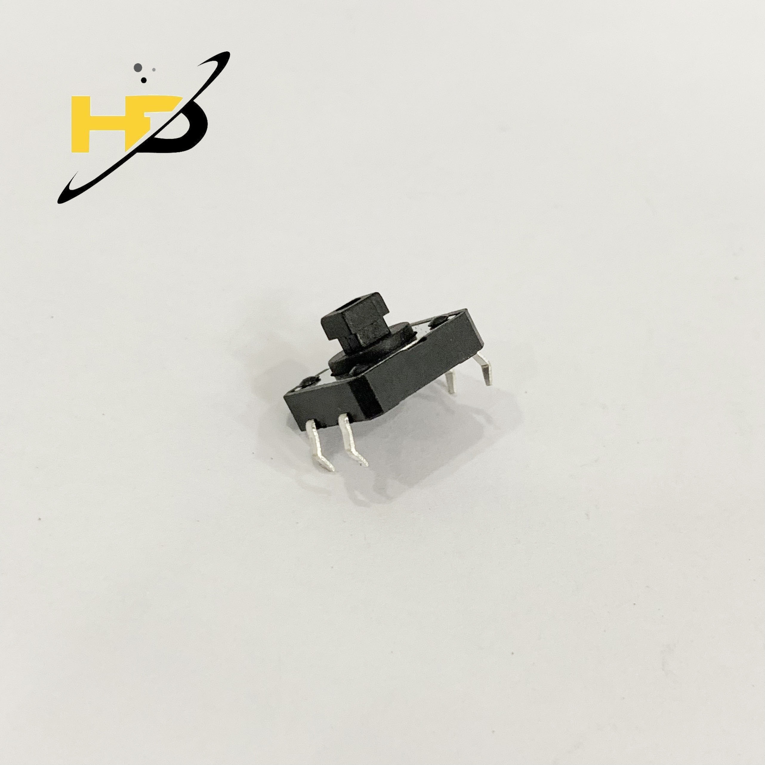 Combo 10 Nút Nhấn 12x12x7.3mm Màu Đen 4 Chân (Mới)