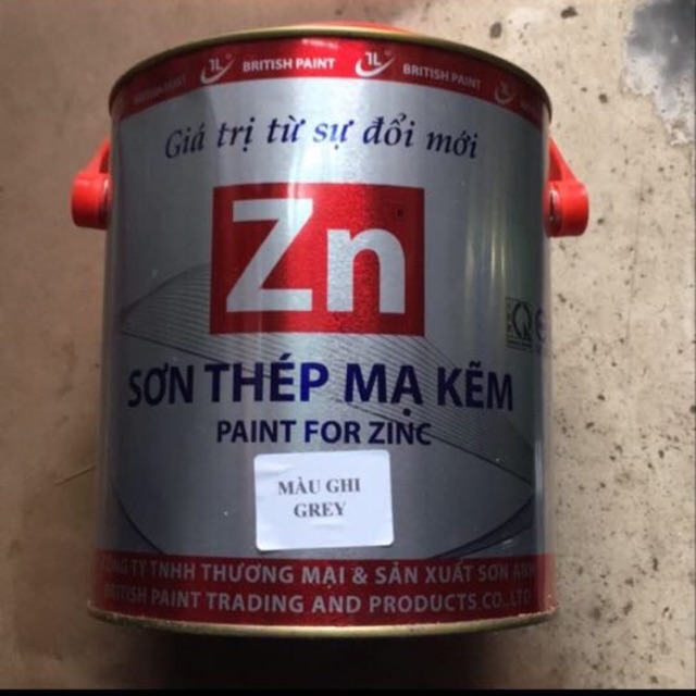 Sơn Mạ Kẽm Zn 2,5 Lít Giá chị Từ Sự Đổi Mới