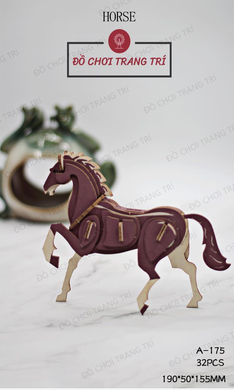 Đồ chơi lắp ráp gỗ 3D - Mô hình ĐỘNG VẬT