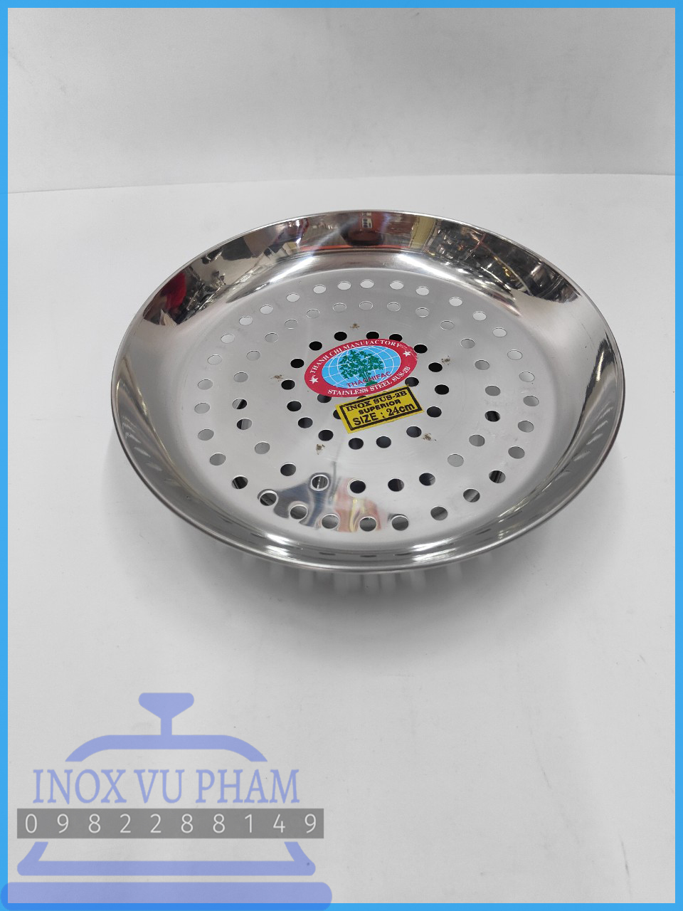 Dĩa Hấp / Xửng Hấp Inox Cách Thủy TC nhiều kích thước (Ảnh shop tự chụp)