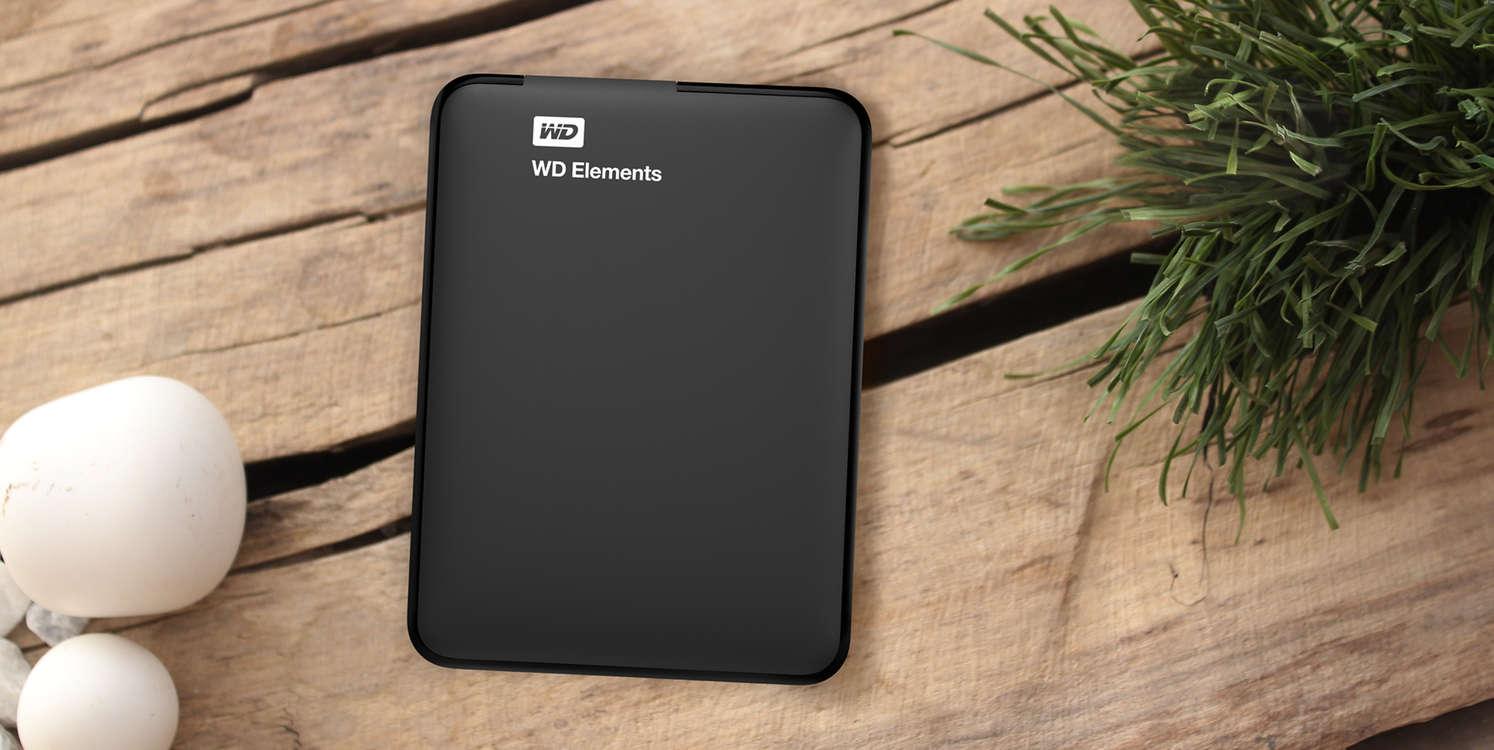 Ổ cứng di động HDD Western Digital Element 1TB 2.5" USB 3.0 Ext (Đen)