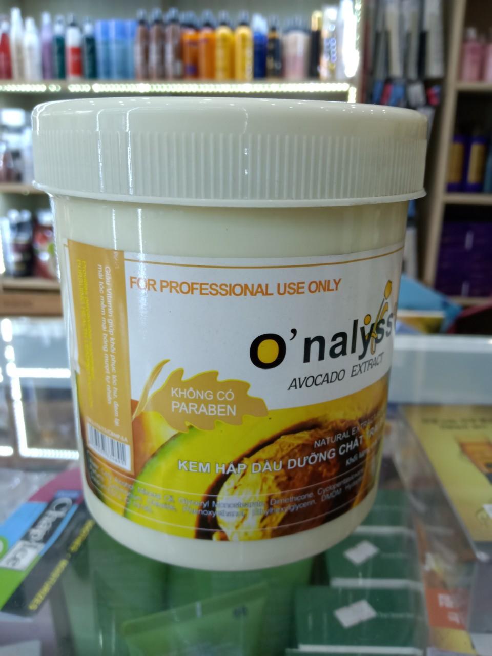 Kem Hấp Dầu O'nalyss Dưỡng Chất Bơ 500g