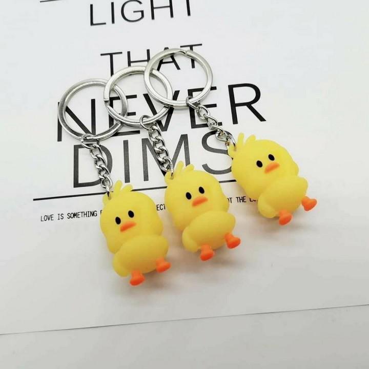 Móc khóa vịt ngơ cute móc khóa trang trí