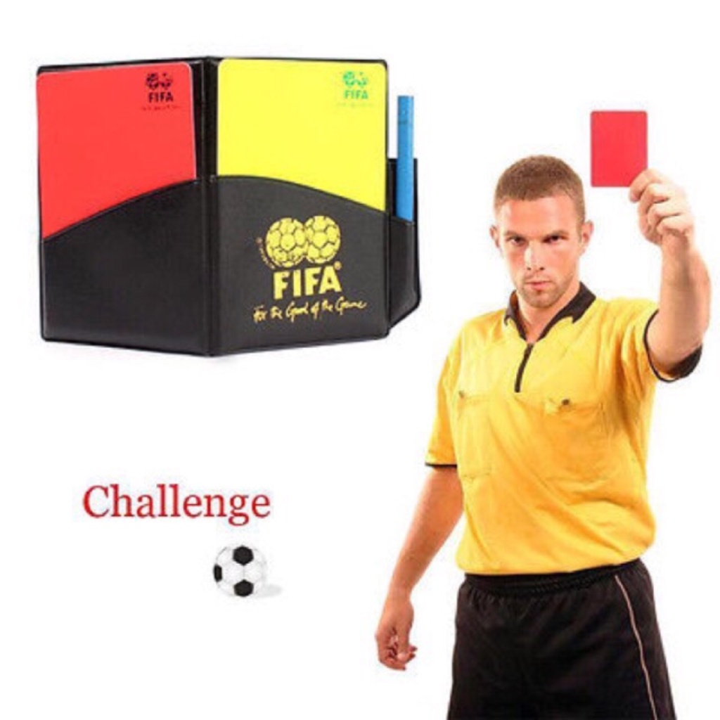 Thẻ trọng tài FIFA xanh đỏ