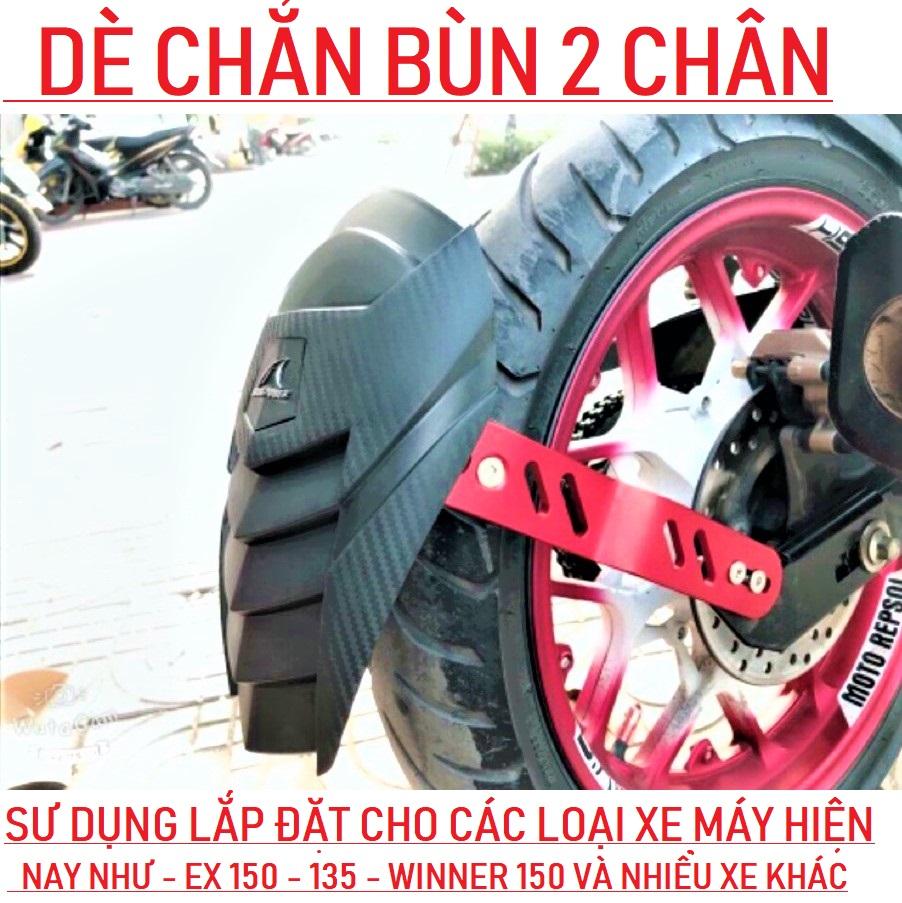 CHẮN BÙN XE MÁY 2 CHÂN CỰC NGẦU KIỂU NINZA MẪU MỚI , DÈ CHẮN BÙN SAU XE MÁY LOẠI DÀY ĐẸP , ĐỒ CHƠI XE MÁY , PHỤ KIỆN XE MÁY