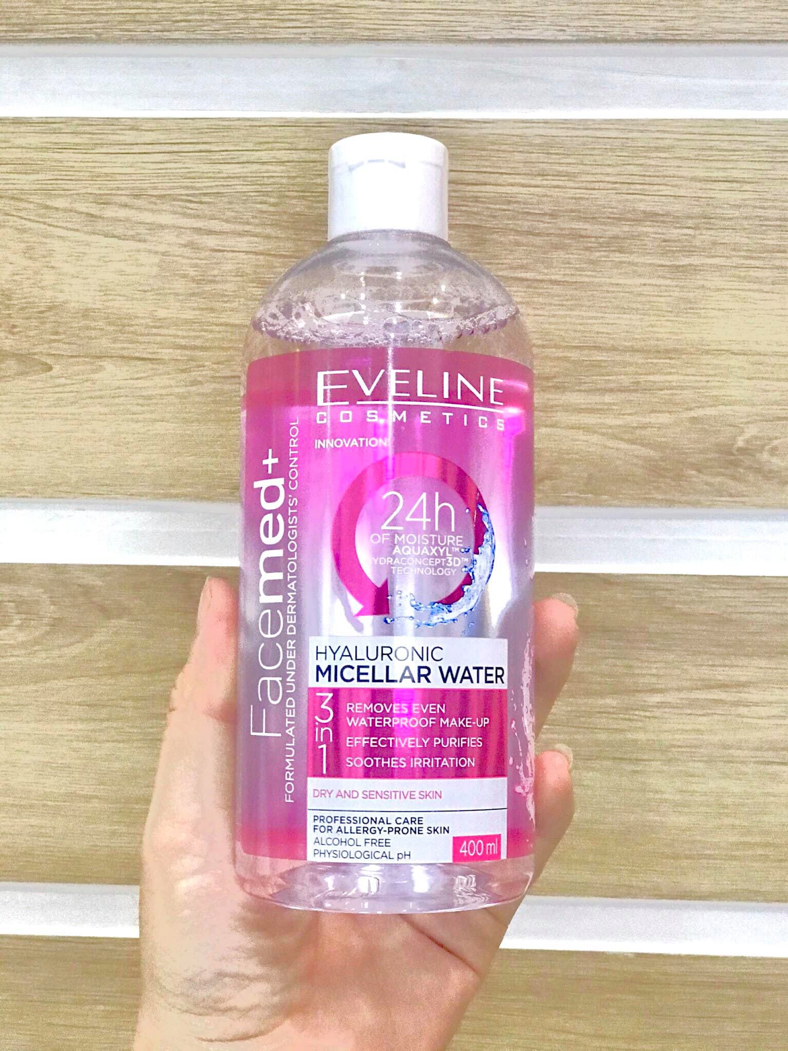 Nước tẩy trang Eveline Facemed+ dưỡng ẩm da