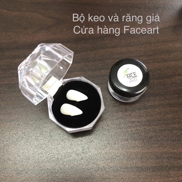 (Keo nhập USA) RĂNG NANH HOÁ TRANg-RĂNG NANH GIẢ-KEO DÁN RĂNG NANH