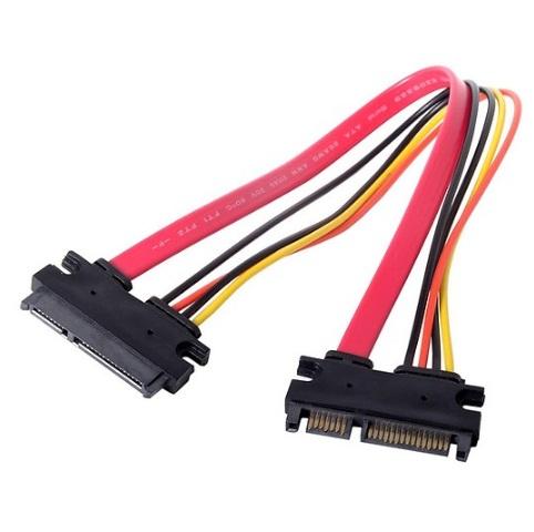 Cáp nối dài SATA+Power 50cm cho HDD, SSD, DVD -CAP 6