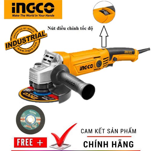 [HCM]Máy mài máy cắt 1010W Ingco AG10108-5 ( có nút điều chỉnh tốc độ )