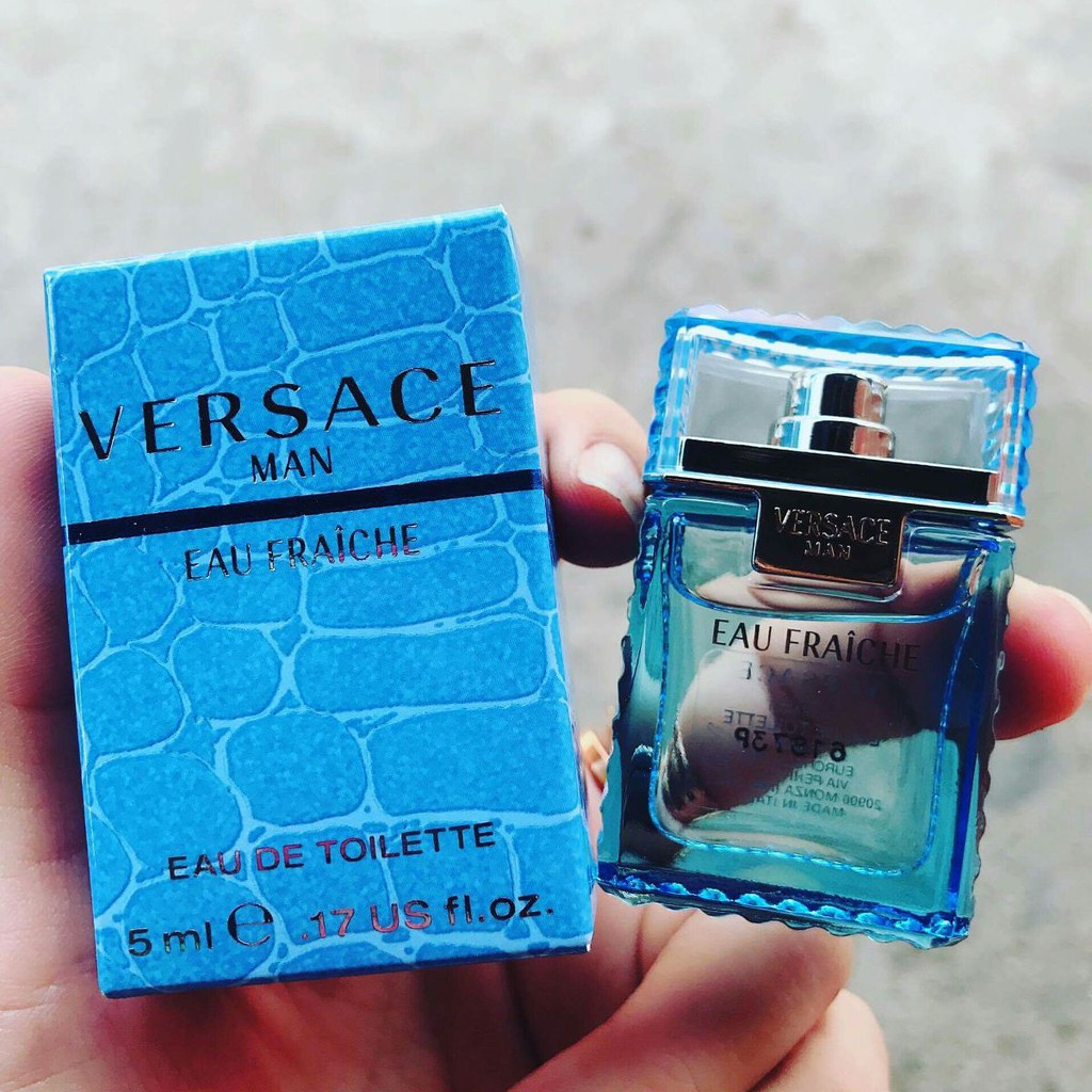 (CHÍNH HÃNG) Nước Hoa Mini Nam Versace Man Eau Fraiche EDT mini 5ml