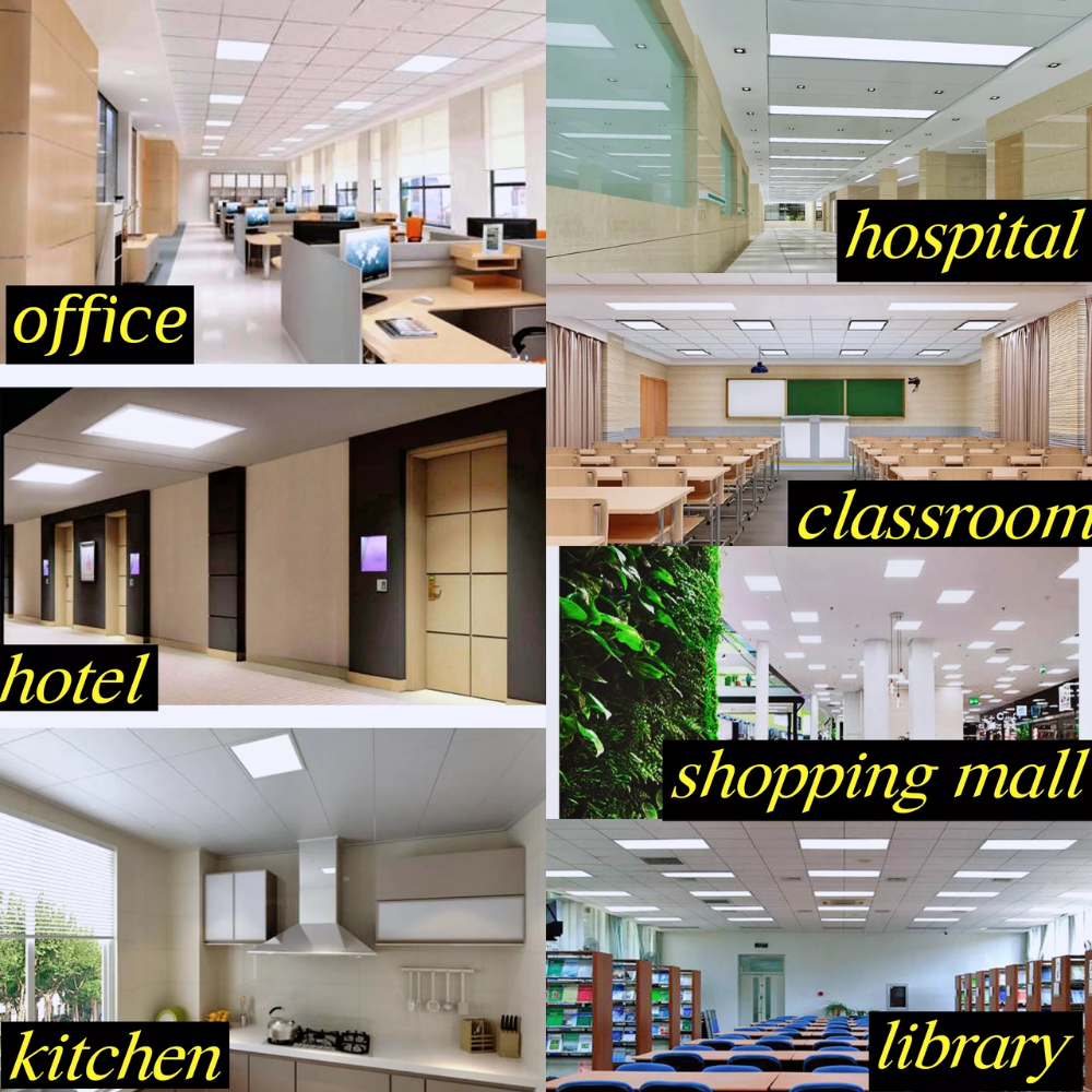 Đèn Led 60X60cm chống lóa chống cận