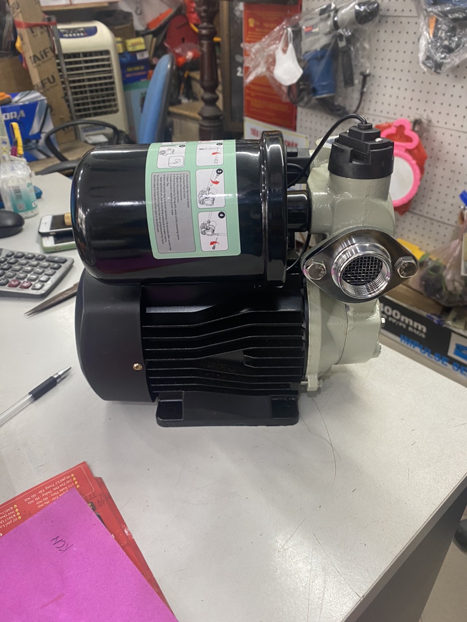 Máy bơm nước tăng áp Shirai JLm-800A - 800A