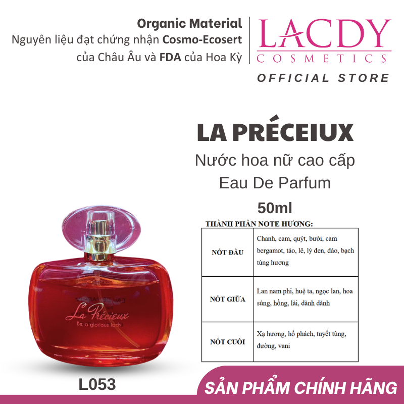 053 – La Précieux – Nước hoa nữ (50ml)