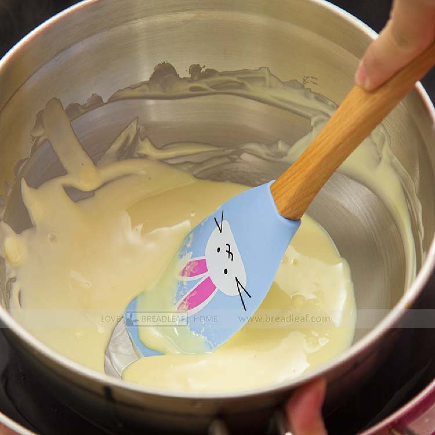 Spatula, Phới trộn Breadleaf/ cán gỗ Thỏ . BLVN-008