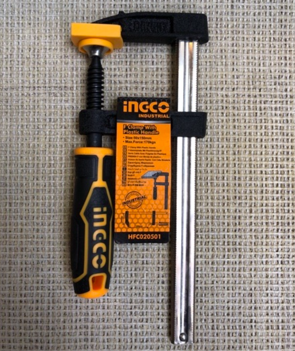 Kẹp gỗ chữ F INGCO HFC020501