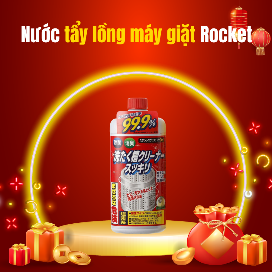 Nước tẩy rửa lồng máy giặt Nhật Bản 550g