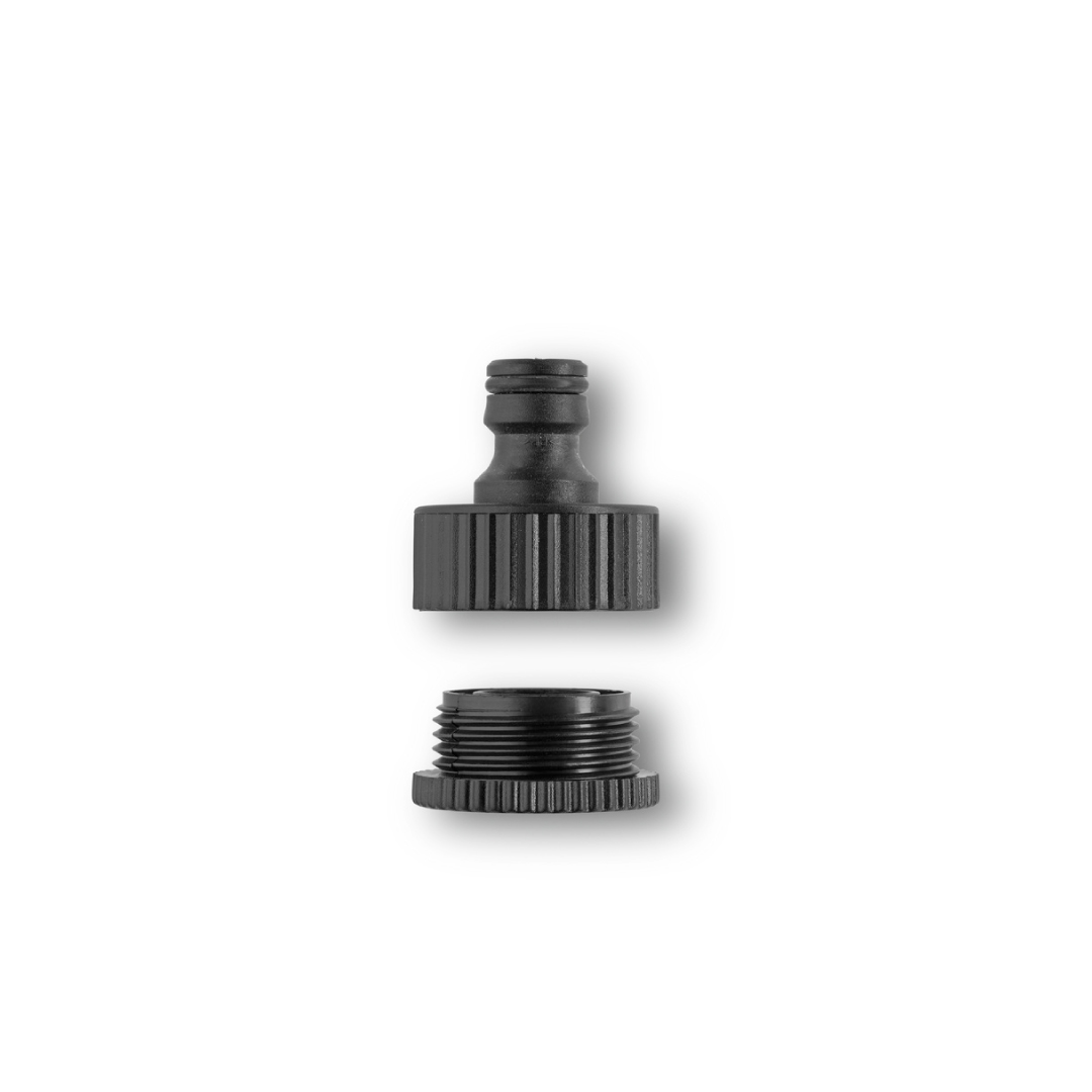 [Xuất xứ Romania] Đầu nối vòi nước G3/4  karcher với bộ giảm ren G1/2" phù hợp vòi nước có ren đường kính 21 - 27mm