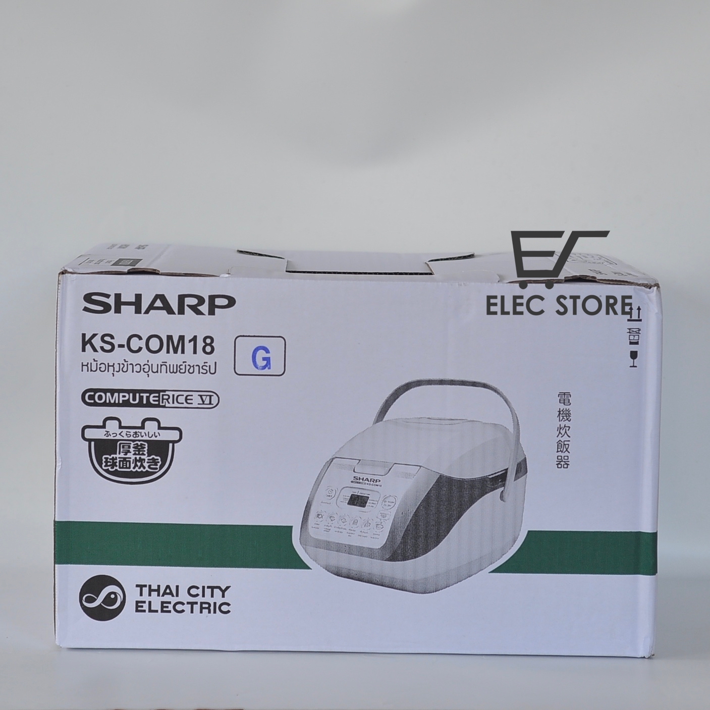 Nồi Cơm Điện Tử SHARP 1.8L Model KS-COM18
