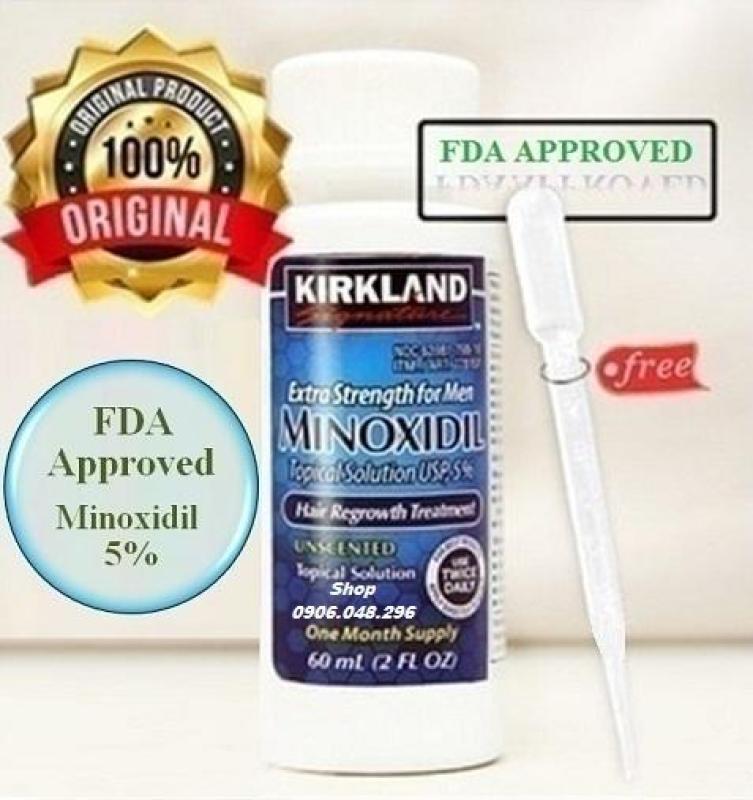 Sản phẩm mọc Tóc  Râu Minoxidil 5% Kirkland USA  từ Hoa Kỳ - 1 Chai  với ( Expiry Date : 2021 ) . Thuốc mọc tóc, mọc râu Minoxidil . nhập khẩu