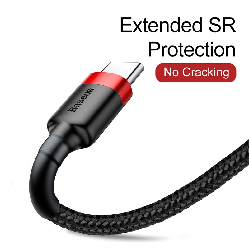 [USB => Type C] - Dây cáp sạc nhanh  Baseus đầu USB => Type C 3A