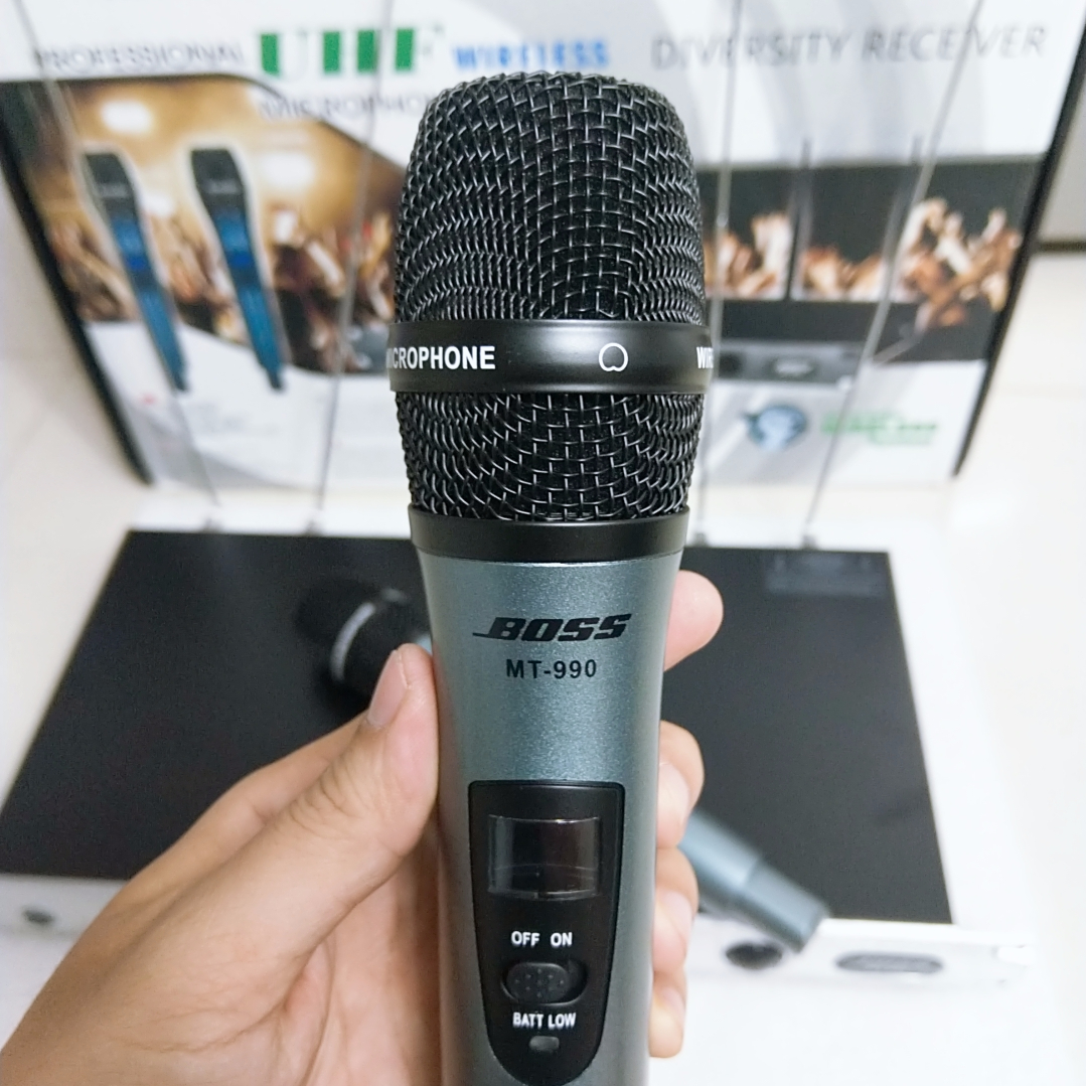 [HCM]Micro Boss MT-990 Không Dây UHF- Hàng Nhập Khẩu
