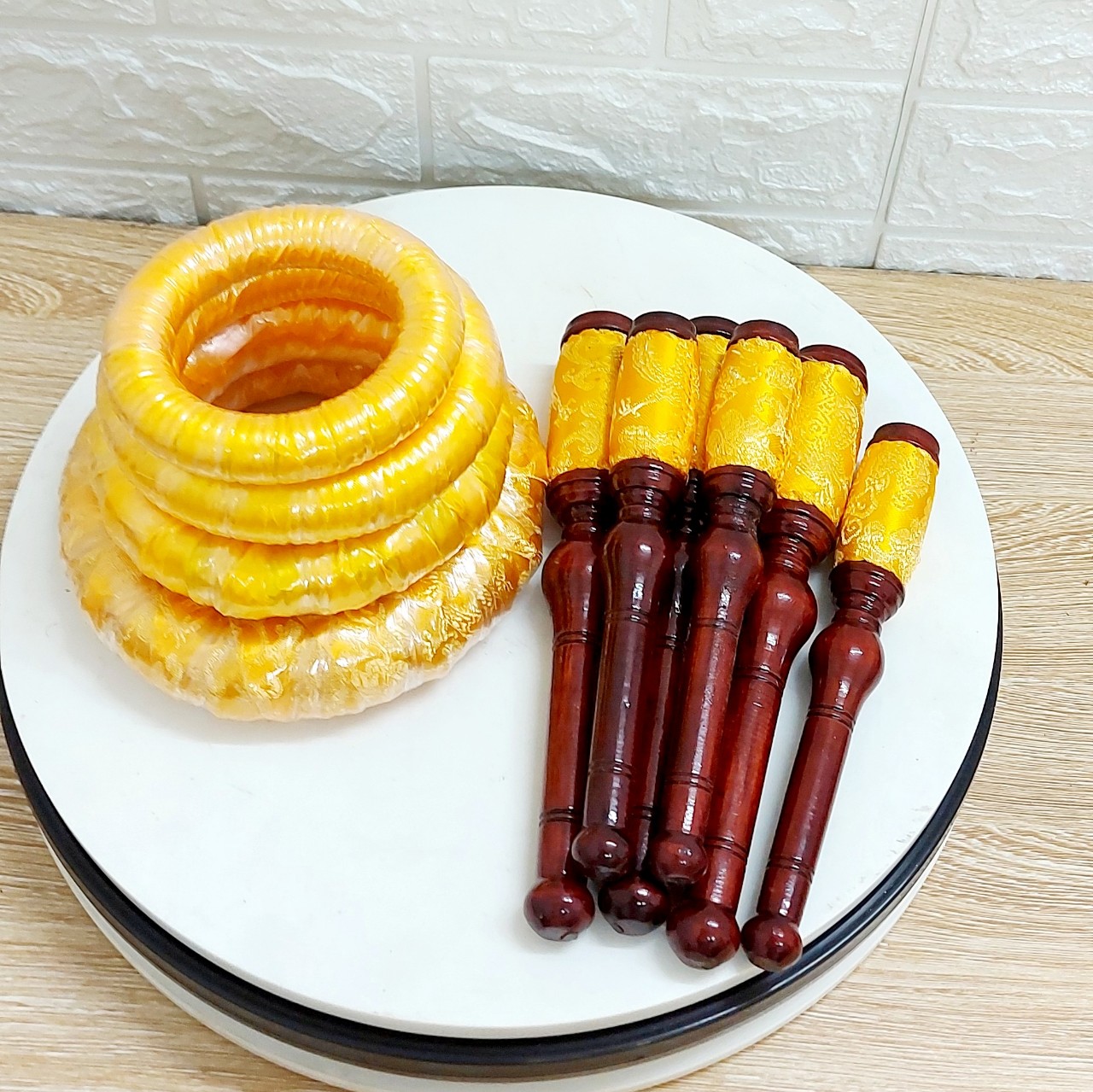 Dùi Đế Chuông Mõ Bọc Gấm Đẹp