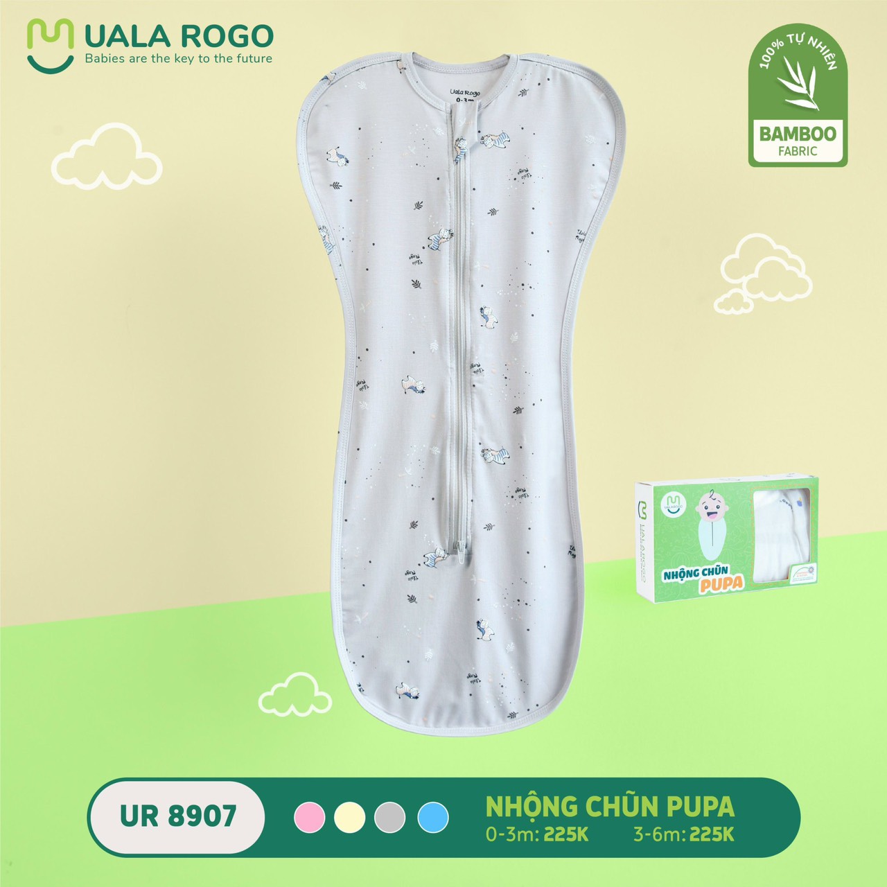 UR- Nhộng Chũn PUPA - 0-3m / 3-6m