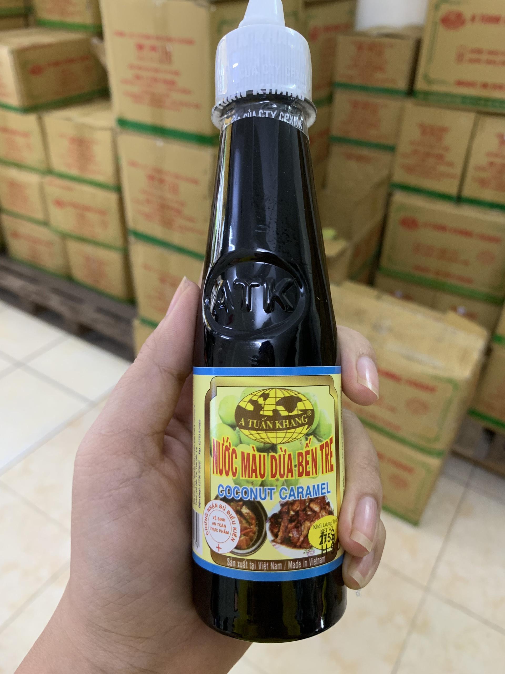 Nước Màu Dừa Bến Tre 275g – Nước Hàng Cốt Dừa Kho Cá, Thịt Đậm Đà Hương Vị Truyền Thống | A TUẤN KHANG