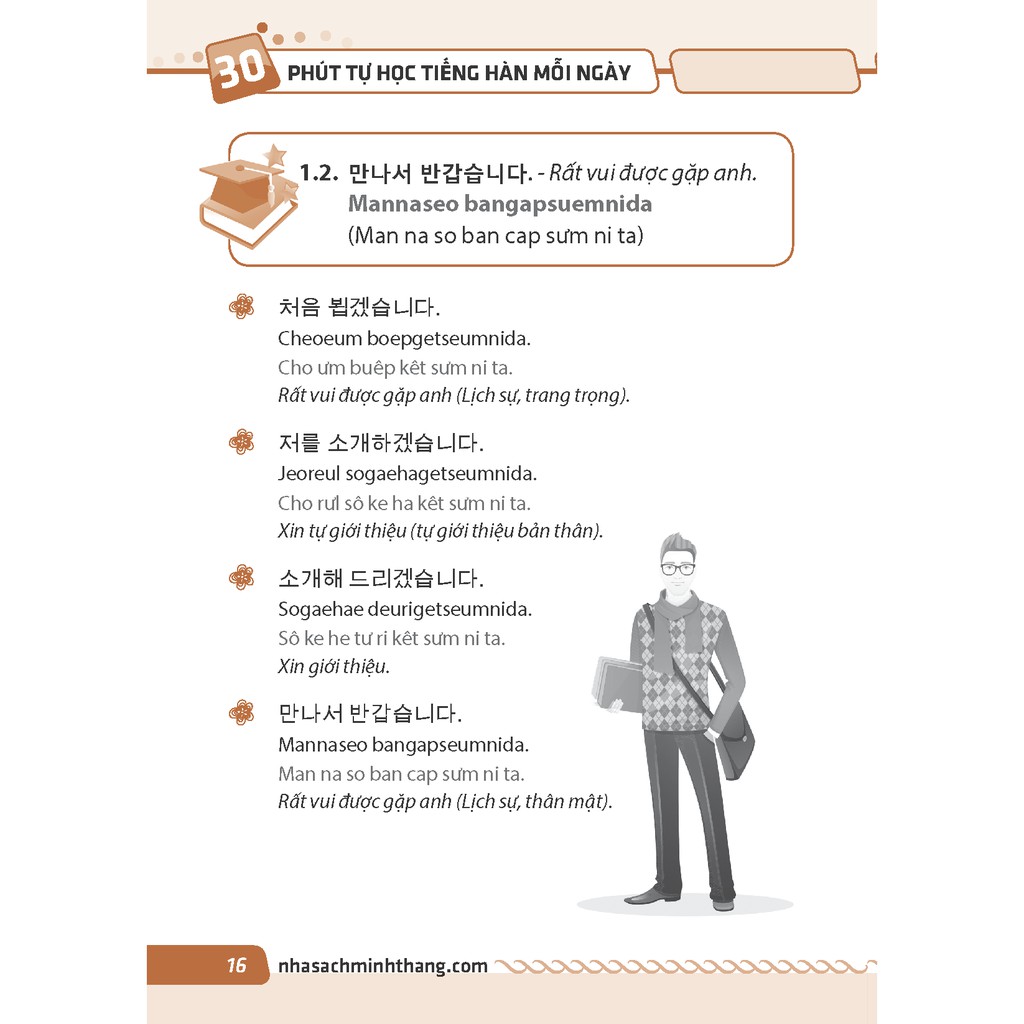 Sách - 30 Phút Tự Học Tiếng Hàn Mỗi Ngày( Bìa Mềm)