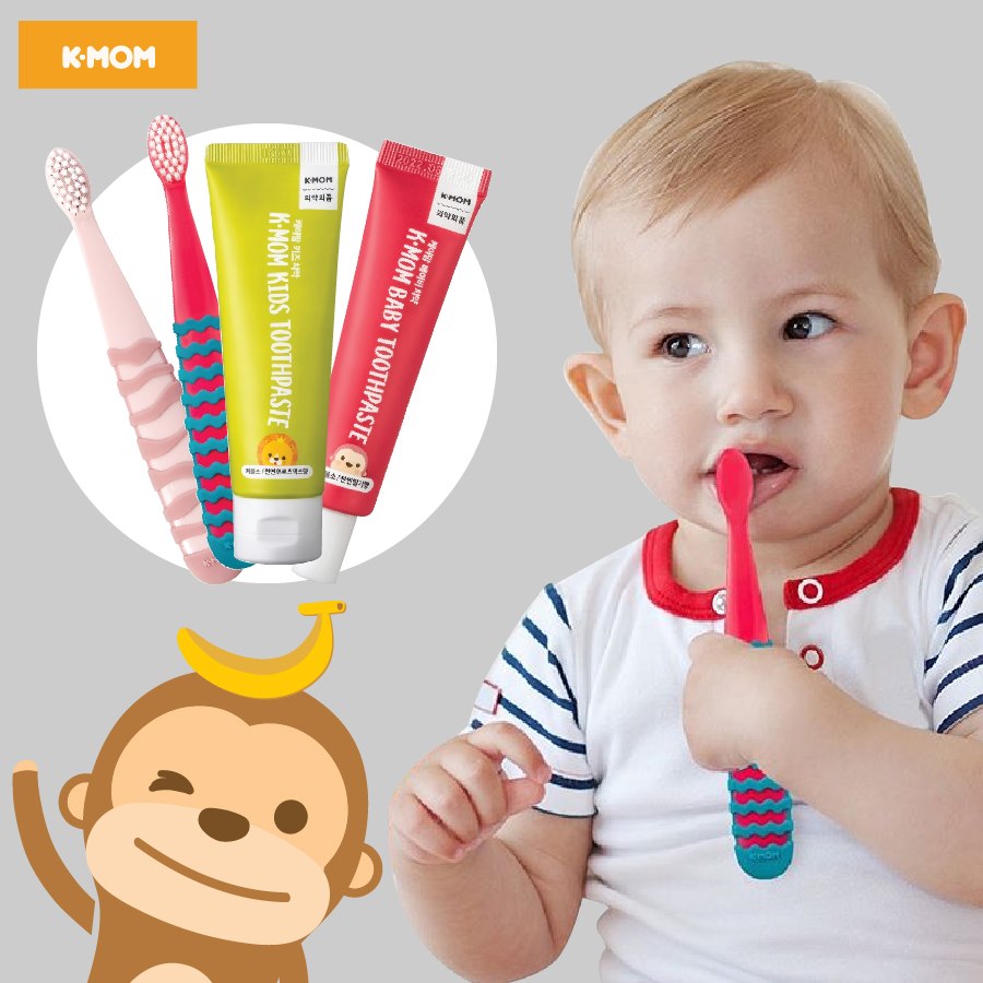 Bàn Chải K-Mom Hàn Quốc Cho Bé