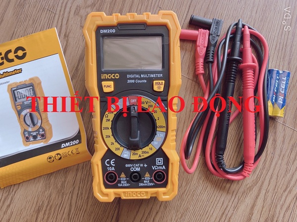 Đồng hồ đo điện vạn năng Ingco DM200