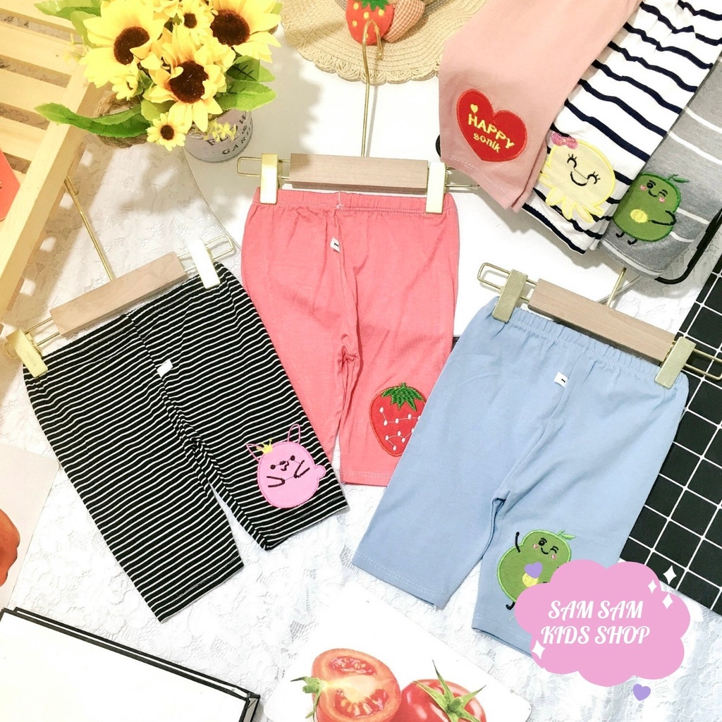 Quần legging lửng cho bé size từ 8-18kg