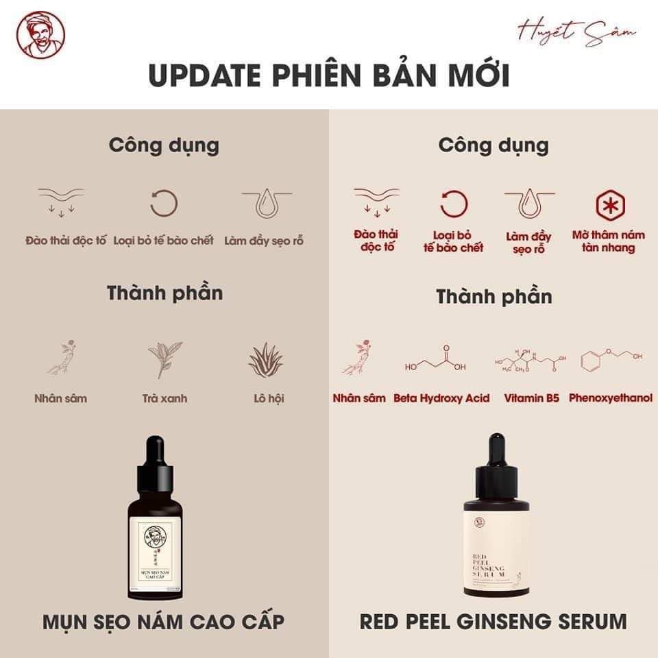 SERUM BÀ LÃO TÁI TẠO DA (DA NHẠY CẢM)