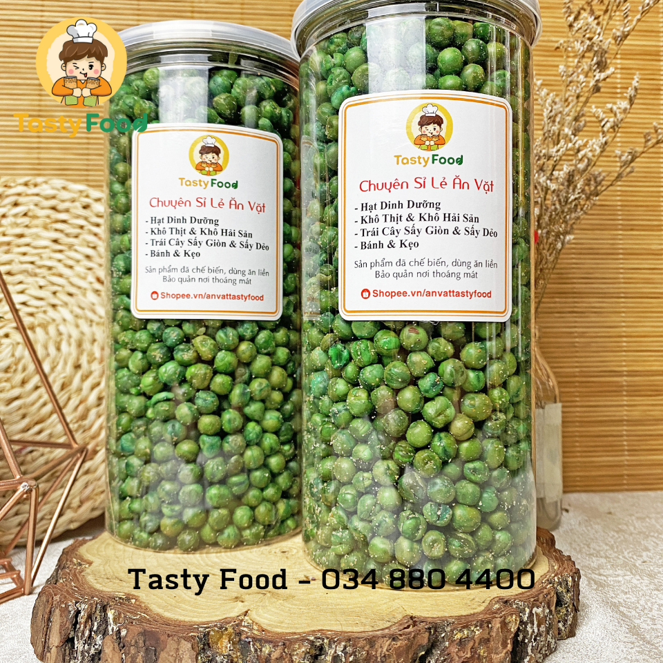 450G Đậu Hà Lan Rang Muối Tatsy Food | Hàng chất lượng thượng hạng