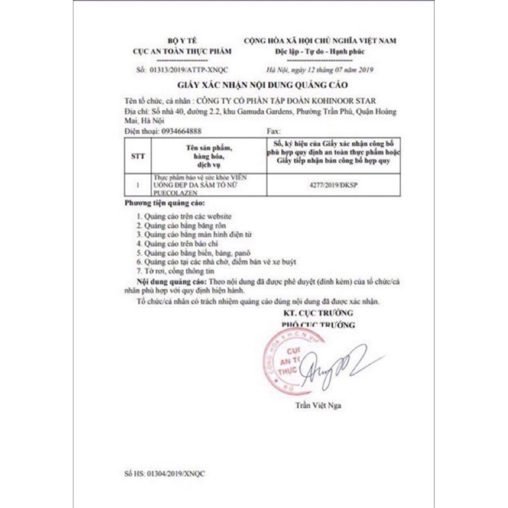 [HCM]SÂM TỐ NỮ PUECOLAZEN CHÍNH HÃNG