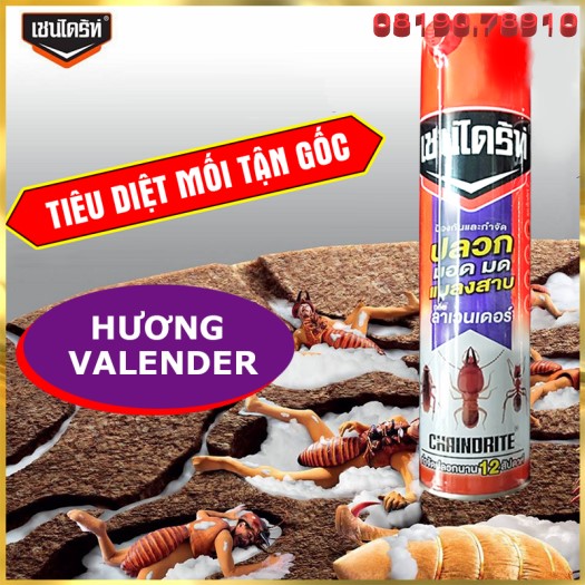🌸🌱☘️ BÌNH XỊT DIỆT MỐI CHAINDRITE 600ML THÁI LAN 🌸🌱☘️