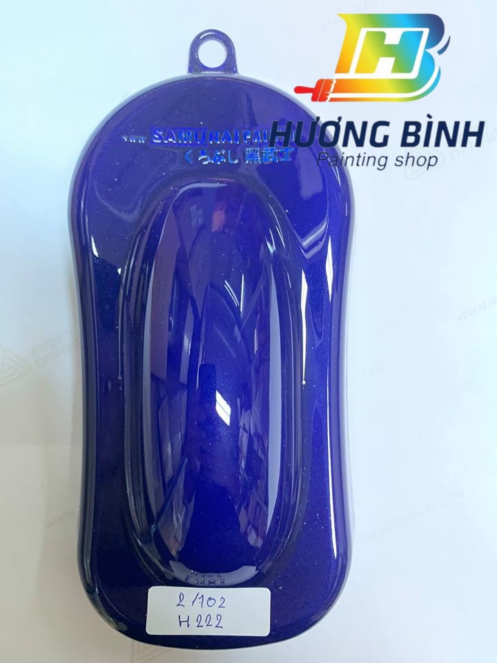 Sơn xịt Samurai màu Xanh Da Trời - H222 (400ml) (có khả năng kháng xăng A92, A95)